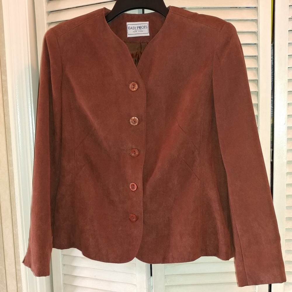 EUC, Vintage ‘80s, Easy Pieces NY, Brown Jacket/Blazer, 8P